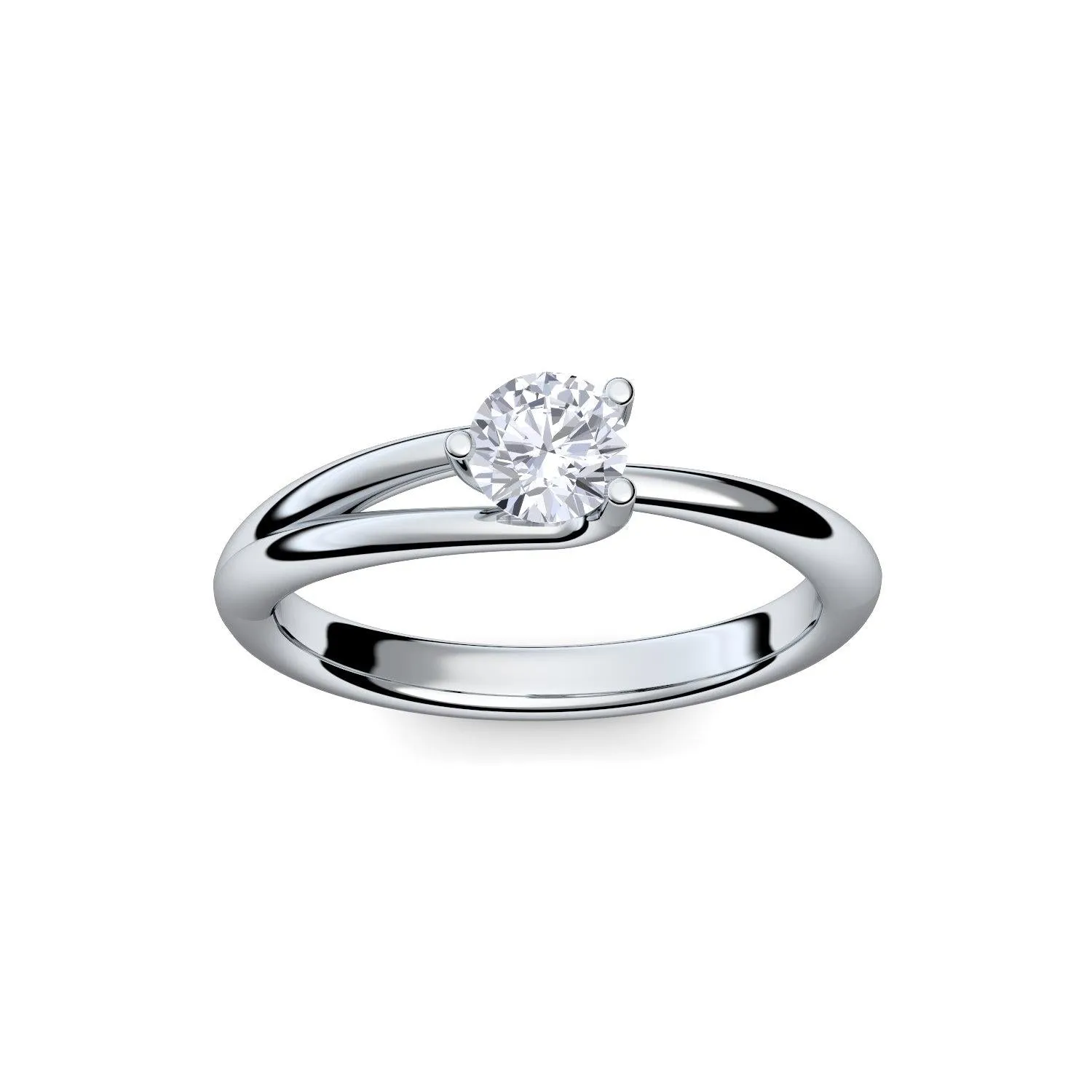 Timeless Elegance - Weißgold 585 - Brillant