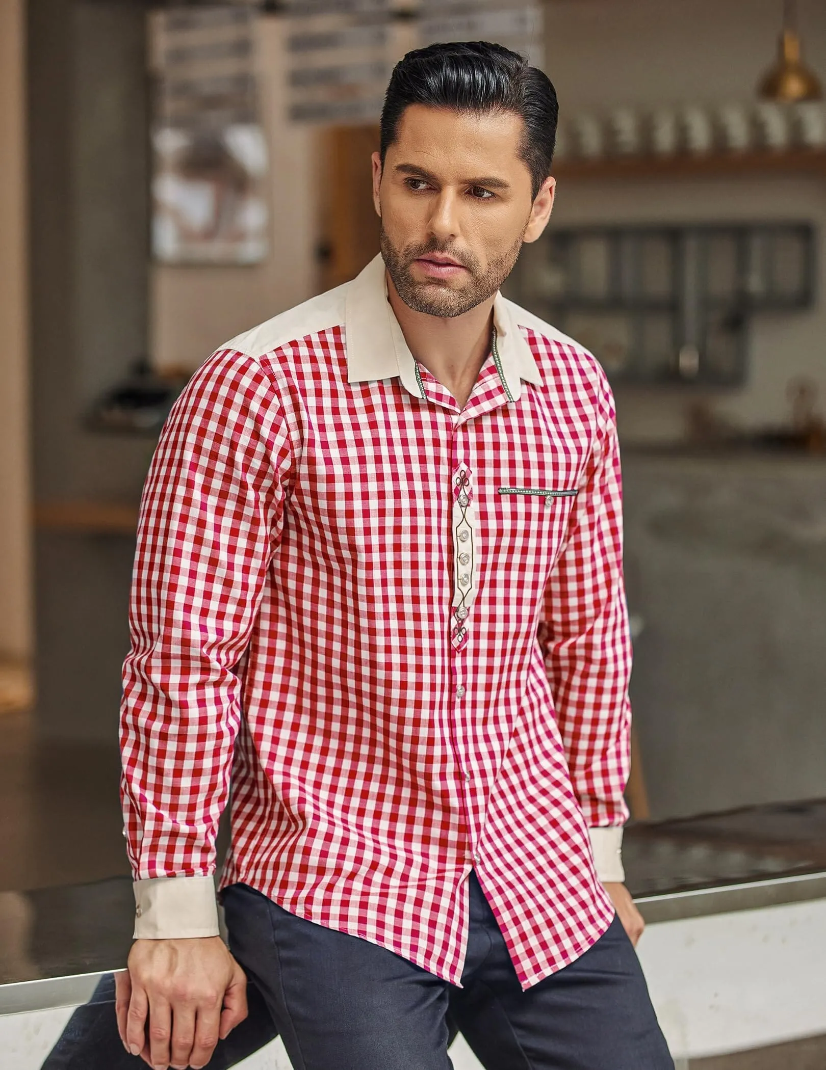 Urban Casual Plaid Shirt